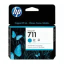 Cartouche d'Encre HP 711 Cyan - 29ml pour Imprimantes Jet d'Encre thumbnail 1