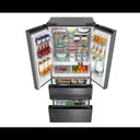Refrigerateur Midea Side By Side 4PORTES 692LITRES Inverter Gris MDRF692 thumbnail 5