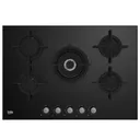 Plaque Encastrable Beko 5 feux 5 feux 90X60 à Gaz Noir HILW75222SL thumbnail 1