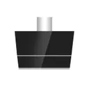 Hotte De Cuisine Technolux 60X60 Avec Sortie Verre Noir TEC60BG thumbnail 1