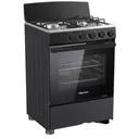Cuisiniere Hisense 4 feux 50X50 à Gaz Noir HFG50111B thumbnail 1