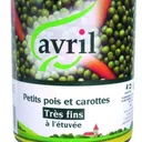 AVRIL - Petits pois très fins et carottes à l'étuvée - 800 g thumbnail 1