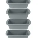 1 piéce Moule Mini Gâteau Rectangulaire en Silicone GRIS thumbnail 1