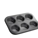 Moule à muffins antiadhésif Decakila - 6 cavités thumbnail 1
