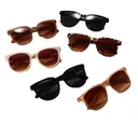 Lot de 6 Lunettes de Soleil Carrées Rétro – Style Plastique thumbnail 1
