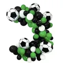 Ensemble de ballons verts thème football pour anniversaire, 74 pièces thumbnail 1