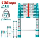 Echelle télescopique10 Marches THLAD08101 thumbnail 1