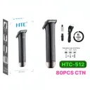 Tondeuse Sans Fil Rechargeable HTC AT-512 - Noir thumbnail 1
