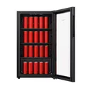 Refrigerateur Hisense Bar Vitrine 1 Porte 94LITRES RJ12D4NX thumbnail 4