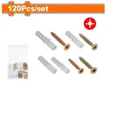 Kit 120 Vis et Chevilles - Assortiment Multitaille thumbnail 3