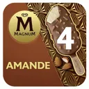 MAGNUM - Glace Bâtonnet Amande, 4 batônnets - 300G thumbnail 1