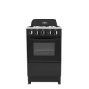 Cuisinière à gaz Decakila 4 feux avec four Noir thumbnail 1