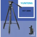 Trépied Caméra Professionnel YUNTENG VCT-3000 avec Tête Hydraulique thumbnail 1