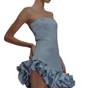 MESHKI Robe mini à bulles - bleue taille XS thumbnail 1