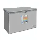 Congelateur Smart Technology Horizontal 400LITRES Avec Vitre Gris STCC385 thumbnail 3