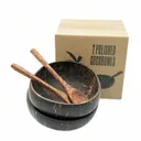 Bol en Coquille de Noix de Coco Naturel – Lot de 2 Bols & 2 Cuillères Écologiques thumbnail 1