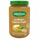 BLEDINA - Pot Jardinière de Légumes poulet - Dès 8 mois - 200g thumbnail 1