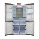 Refrigerateur Smart Technology 4PORTES Side By Side Avec Fontaine 560LITRES STR-689WS thumbnail 3
