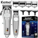 Tondeuse à cheveux électrique KEMEI KM-1983 - Professionnelle en métal thumbnail 1