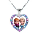 Collier Acrylique 2D Princesse Elsa – Chaîne Réglable thumbnail 1