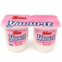 SIM-Yaourt nature sucré 100G thumbnail 1