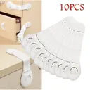 Lot de 10 Verrous de Sécurité Enfant pour Tiroirs & Placards thumbnail 1
