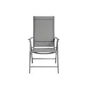 CHAISE PLIANTE ACIER T L6 GRIS thumbnail 1