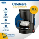 Machine à Cafe Enduro 0.6L 600W Noir CM1093PB thumbnail 2