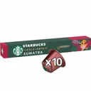 STARBUCKS-Café Capsules Sumatra Intensité 10 Compatible Nespresso -10 capsules thumbnail 1
