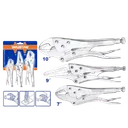 Jeu de 3 Pinces Étaux - En Acier Carbone Finition (7", 9", 10") thumbnail 1