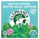 ELEPHANT-Infusion menthe poivrée,menthe douce et verveine 20 sachets thumbnail 1