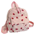 Sac à Dos Imprimé Fraise – Fermeture à Glissière thumbnail 1