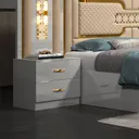 Chambre à Coucher 6 battants 5 pièces Blanc MC612 thumbnail 6