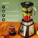 Mixeur de Jus 2 en 1 GEEPAS GSB44076 en Acier Inoxydable thumbnail 1