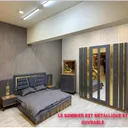 Chambre à Coucher 6 battants 4 pièces Gris-dore Mila thumbnail 1