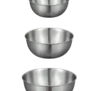 Ensemble de 3 bols bol à salade en acier inoxydable thumbnail 1
