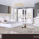 Chambre à Coucher 6 battants 5 pièces Blanc MC623H thumbnail 1