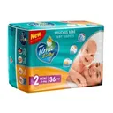 TIMA BABY - Couches bébé taille 2 mini (3-6kg) - Lot de 36 couches thumbnail 1