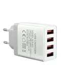 Tête de Chargeur Mural USB 4 Ports 3,1A – Prise EU C (220–240 V) thumbnail 1