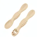 Cuillères Bébé Silicone 1er Âge – Lot de 2 thumbnail 1