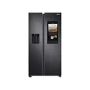 Refrigerateur Samsung Side By Side Family 2PORTES Avec DIST, Glacon Et Ecran Noir RS6HA8891B1 thumbnail 1
