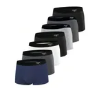 Lot de 7 Boxers Homme – Bordures en Blocs de Couleur, Style Décontracté thumbnail 1
