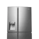 Refrigerateur Hisense Side By Side 4PORTES 628L Avec Fontaine Inox Inverter Wifi RS82WS4SB thumbnail 5