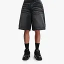 Faded Black Denim Jorts – Taille XL thumbnail 1