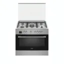 Cuisiniere A Gaz Haier 5 Feux Inox 90X60 HCR6050EESBS thumbnail 1