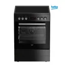 Cuisiniere Beko 4FEUX 60X60 Induction + Four Electrique Noir FSM6730SBCS thumbnail 1