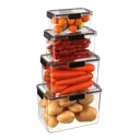 Ensemble de 4 Contenants Alimentaires Decakila thumbnail 1