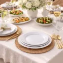 Ensemble de 3 assiettes Incassable à rebord arrondi thumbnail 3
