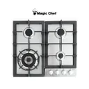Plaque Encastrable Magic Chef 4FEUX 60X60 A Gaz Inox MCSCTG24S thumbnail 1