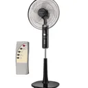 VENTILATEUR ELACTRON SUR PIED 18POUCES AVEC COMMANDE NOIR L-96 thumbnail 1